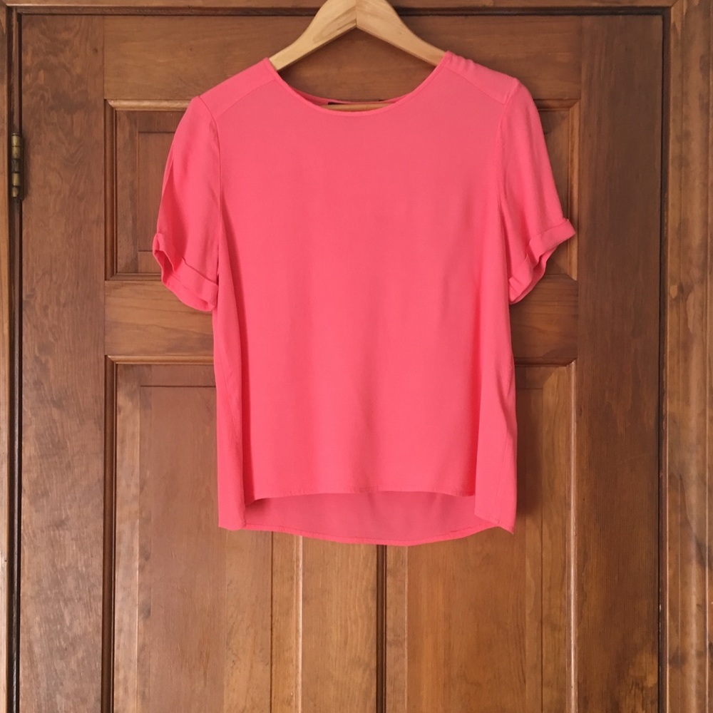 Forever 21 Coral T Shirt Blouse